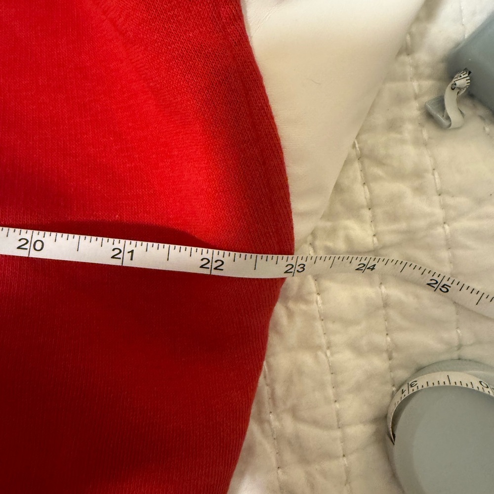 PrettyLittleThing Red Varsity Jacket with White Sleeves - Picture 7 of 8